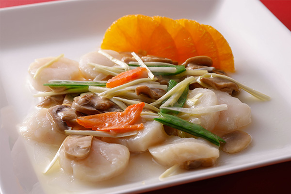 貝柱と黄ニラのあっさり炒め