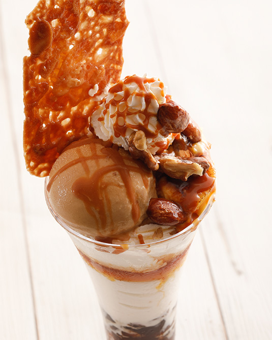 キャラメルパフェ