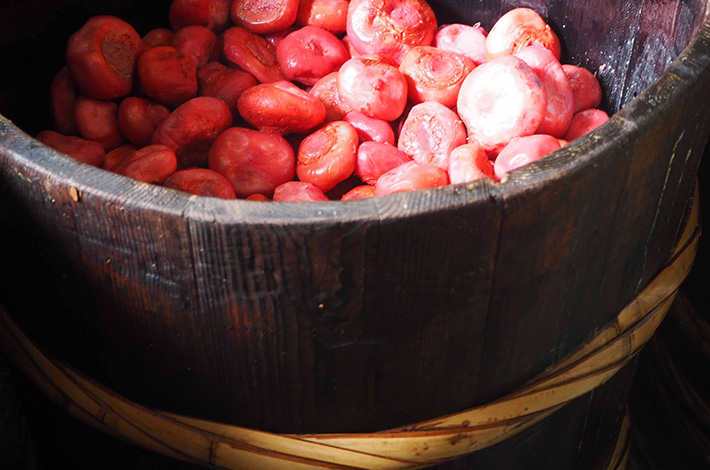 「よしま農園」の赤かぶ漬けの旨味は木の樽での仕込みで決まる話