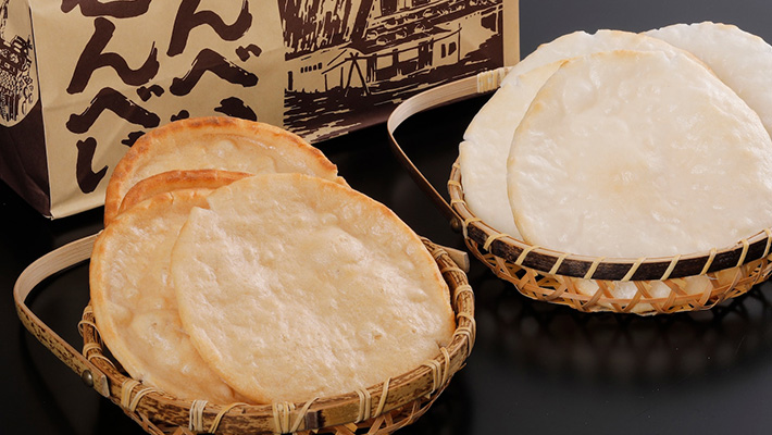 塩せんべい・溜りせんべい手提げ袋セット