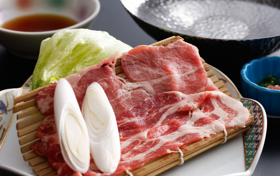 飛騨豚のしゃぶしゃぶ