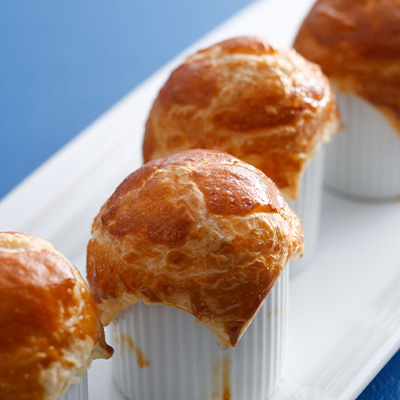 筍入りクラムチャウダーのポットパイ