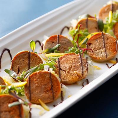 あん肝と白菜のマリネ 柚子風味