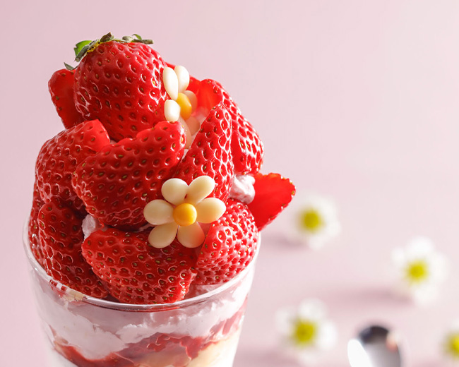 苺花（いちか）パフェ