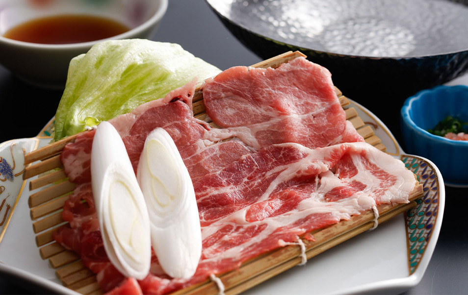 飛騨豚のしゃぶしゃぶ