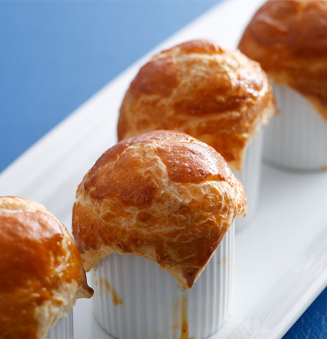 筍入りクラムチャウダーのホットパイ