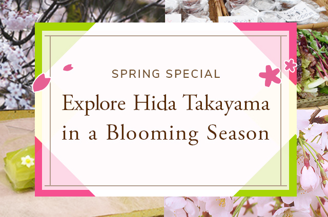 SPRING SPECIAL Explore Hida Takayama in a Blooming Season