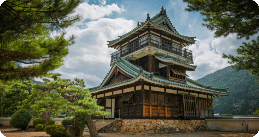 令和5 年にリニューアルした神岡城