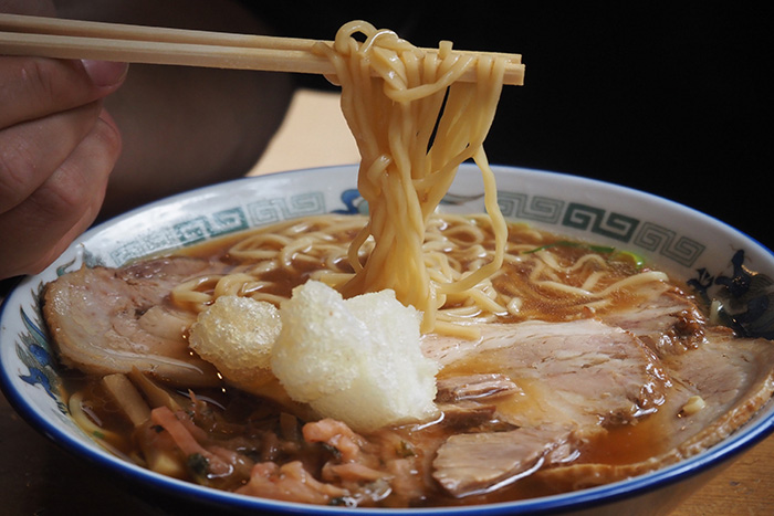 「鍾乳堂」の奥飛騨ラーメン