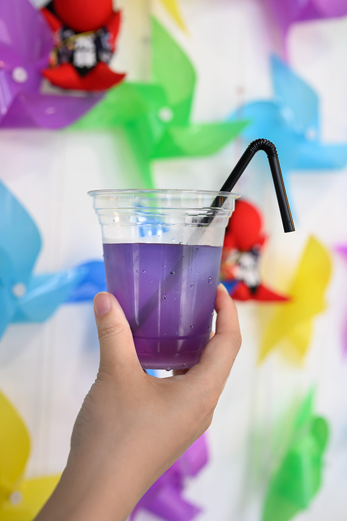 バタフライピーティーを使った「竜宮ブルーティー」