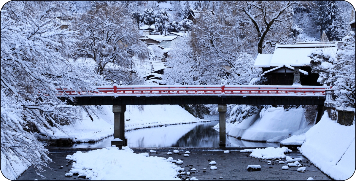 飛騨の雪景色