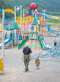 高山市【原山市民公園】水遊び!すべり台!お子様連れにおすすめのおでかけスポット
